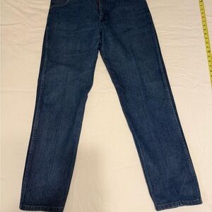 Wrangler 13MWZ Men's Dark Blue Straight Jeans